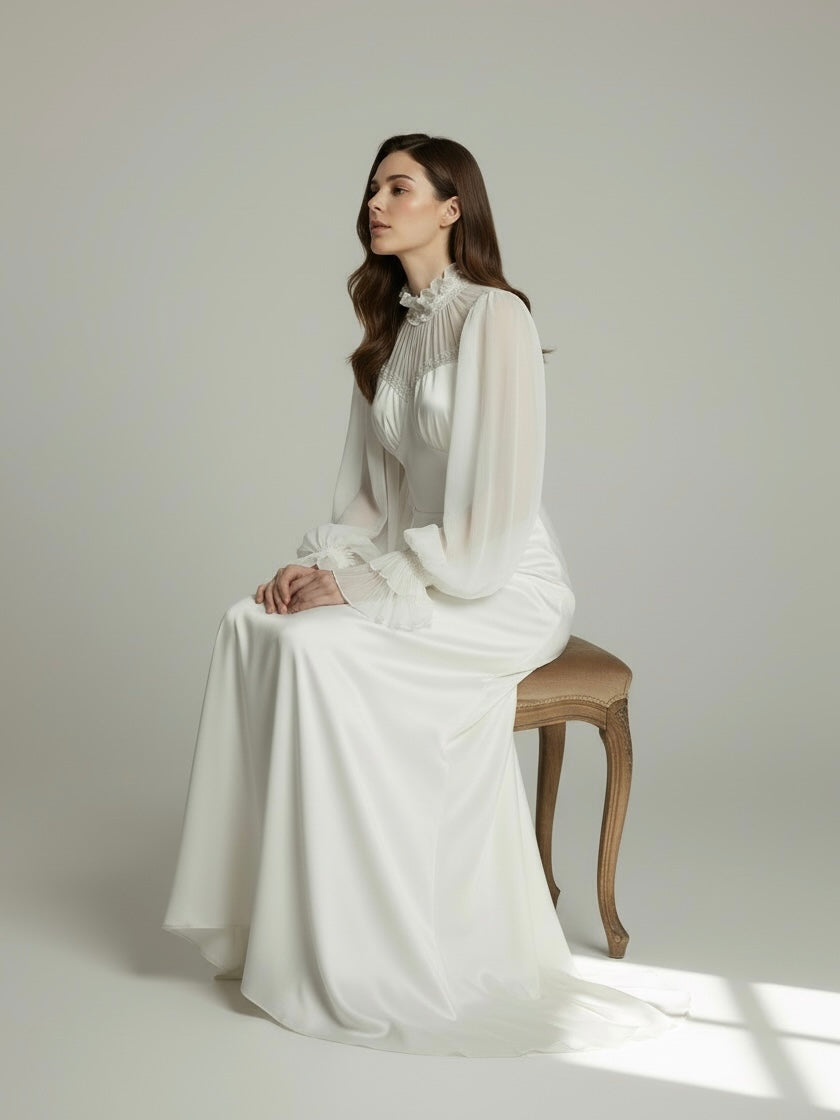 '30’s Romance' Wedding Dress - Ivory