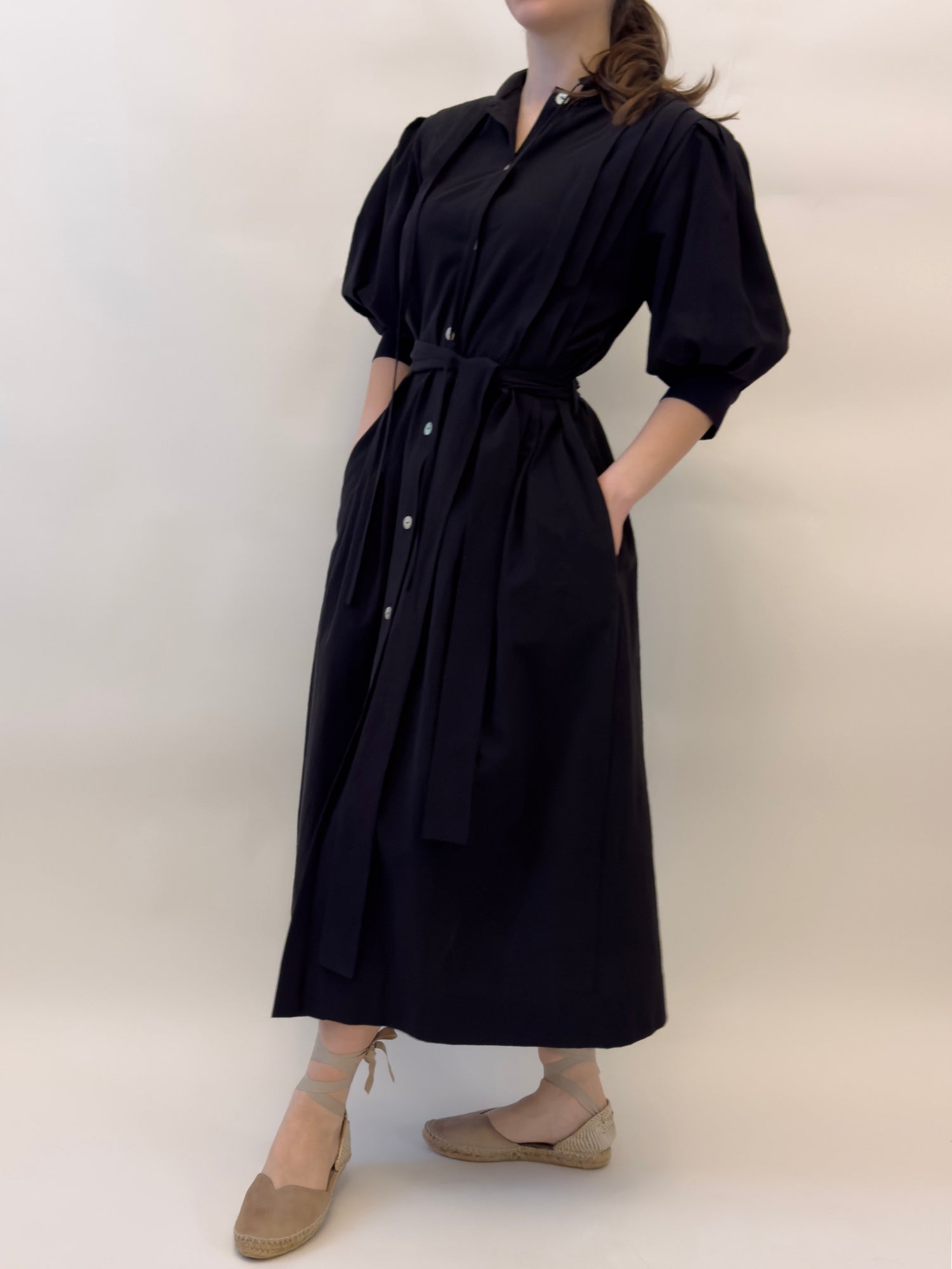 Rochie 'Midnight Sonnet' - Negru