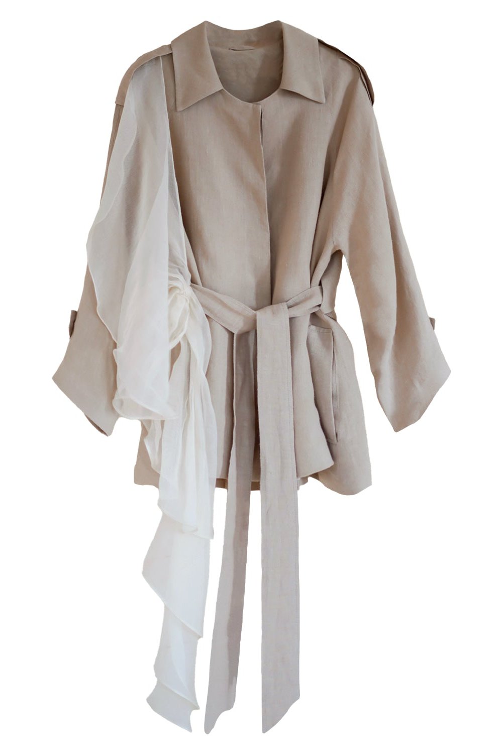 'L’oiseau Sable' Jacket in Beige