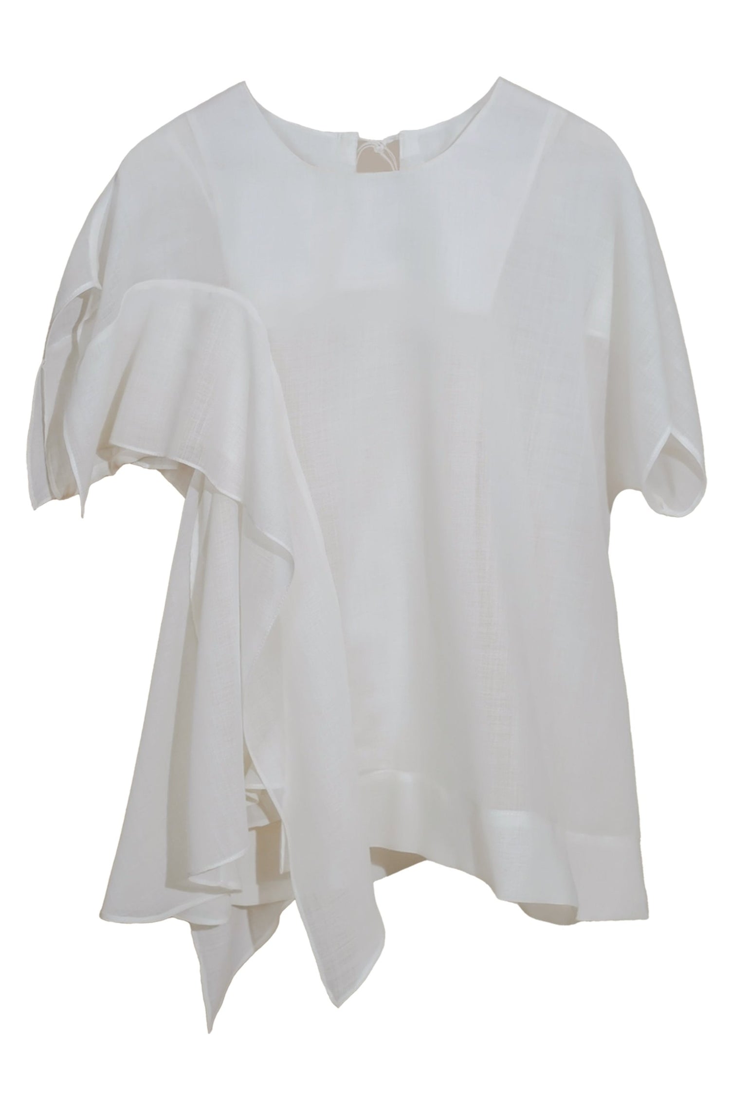 'At First Glance' Blouse in White