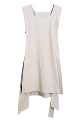 'Une Jeune Fille' Apron in Ivory