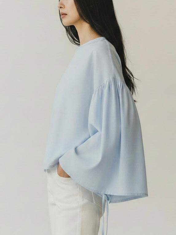 'Bohema' Blouse - Light Blue