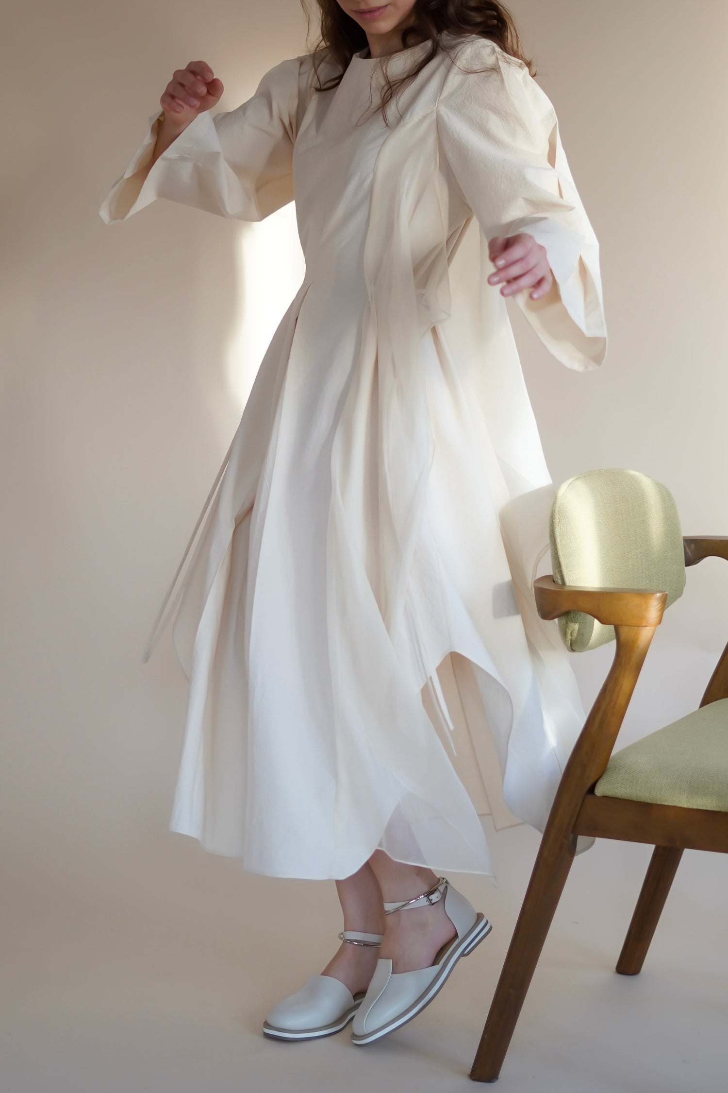 'Au Bord de la Mer' Dress in Ivory