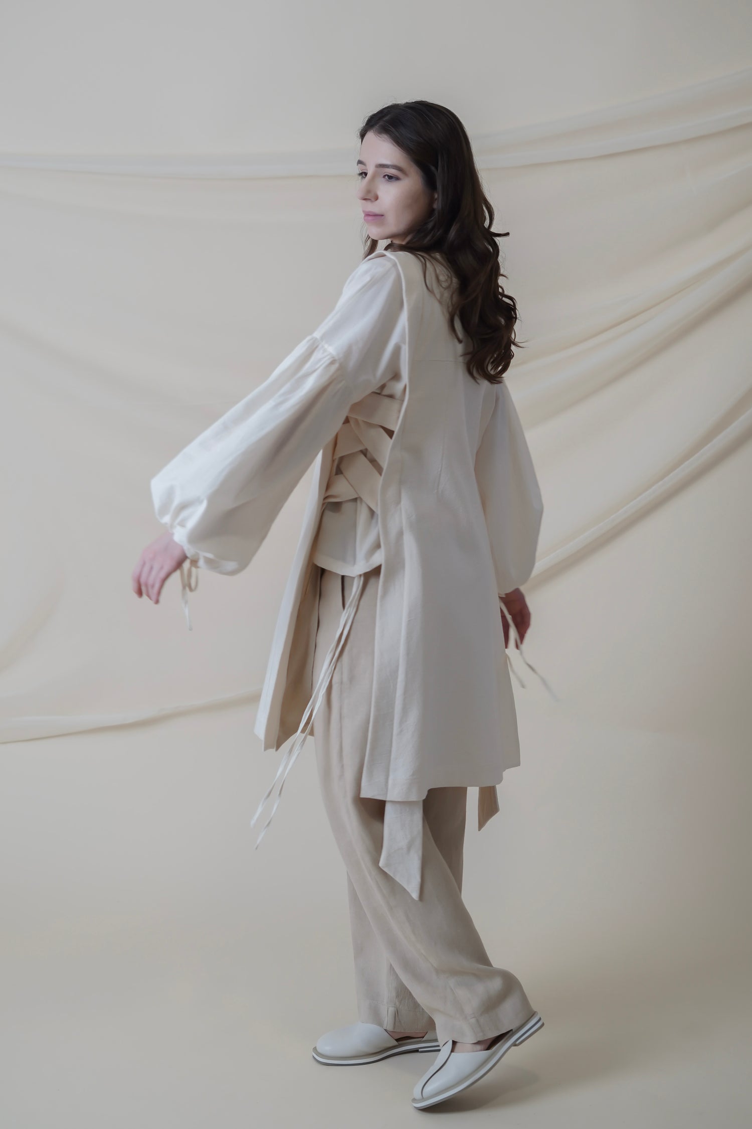 'Bohema' Blouse in Ivory