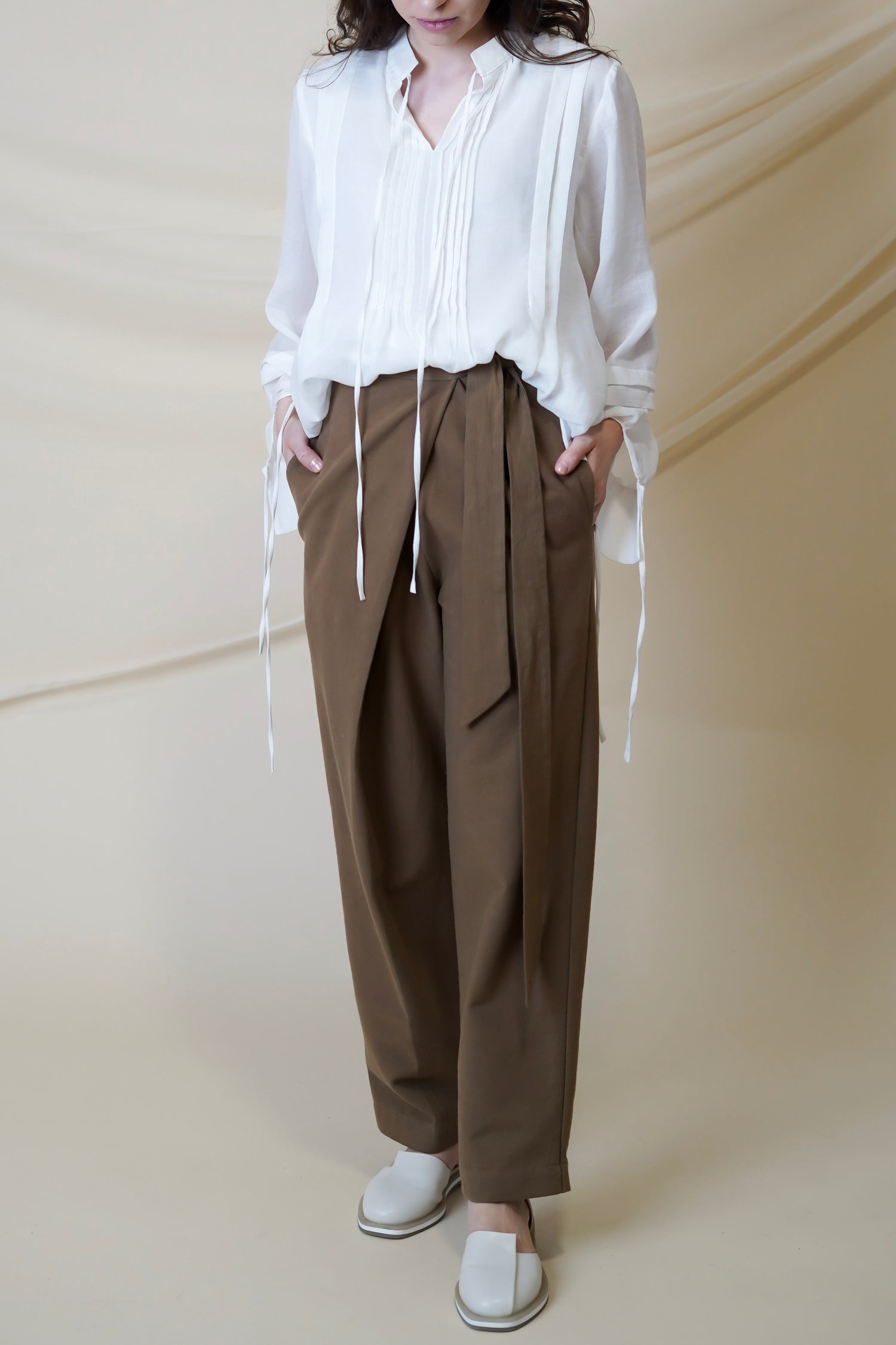 'Dans la Rue' Trousers in Brown